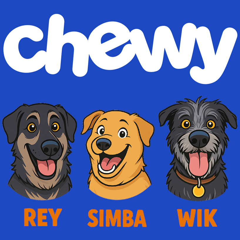 CHEWY - Rey, Simba, Wik